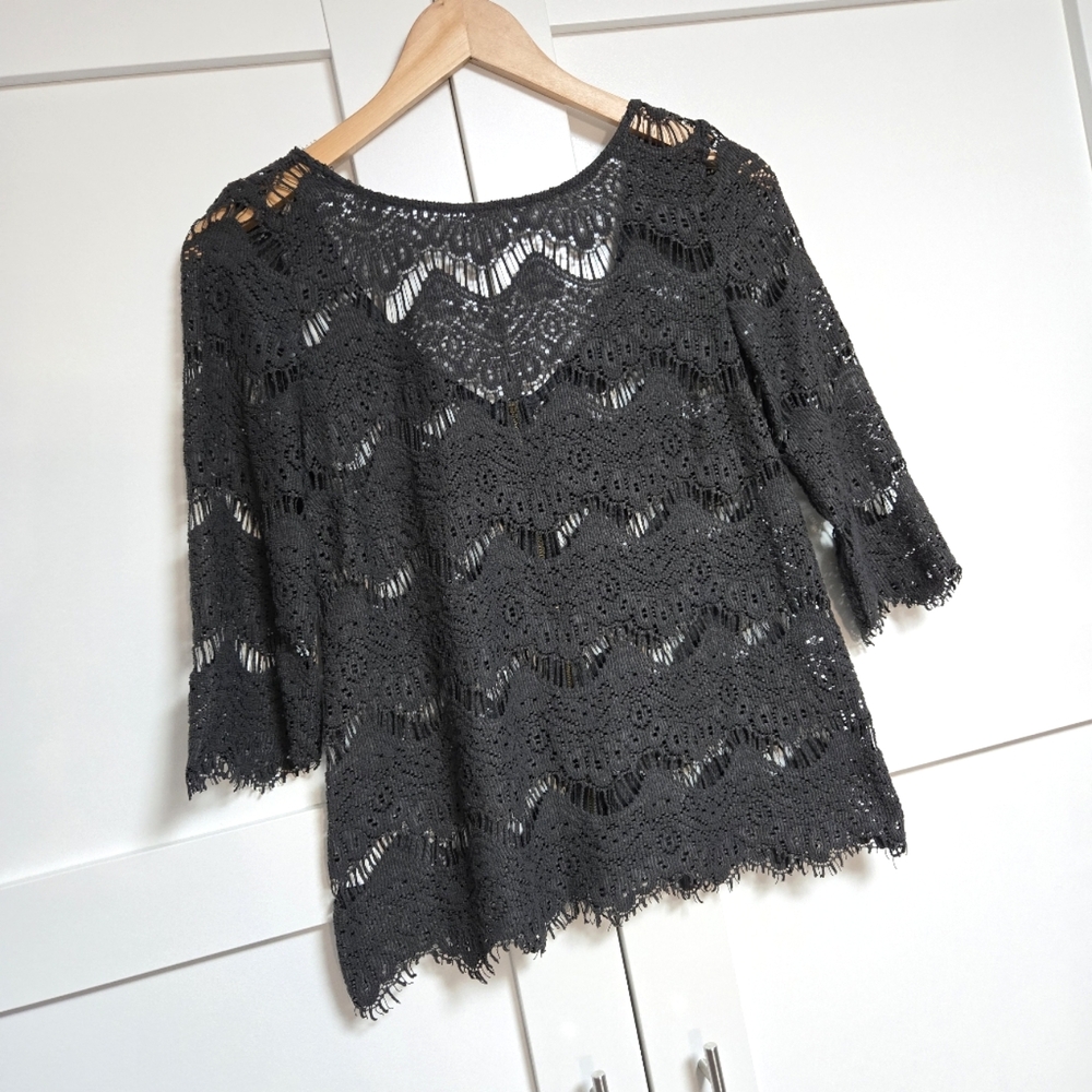 ✨️3 For $30✨️Zara TRF Trafaluc Collection Lace Top (M)